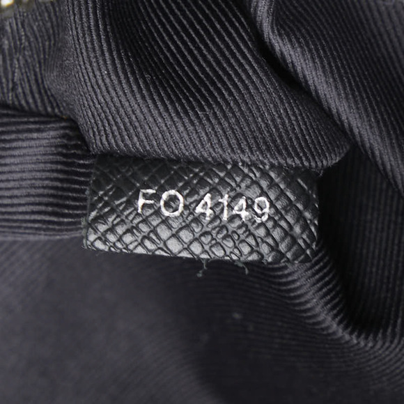 LOUIS VUITTON Black Monogram Leather Fanny Pack - Picture 7 of 8